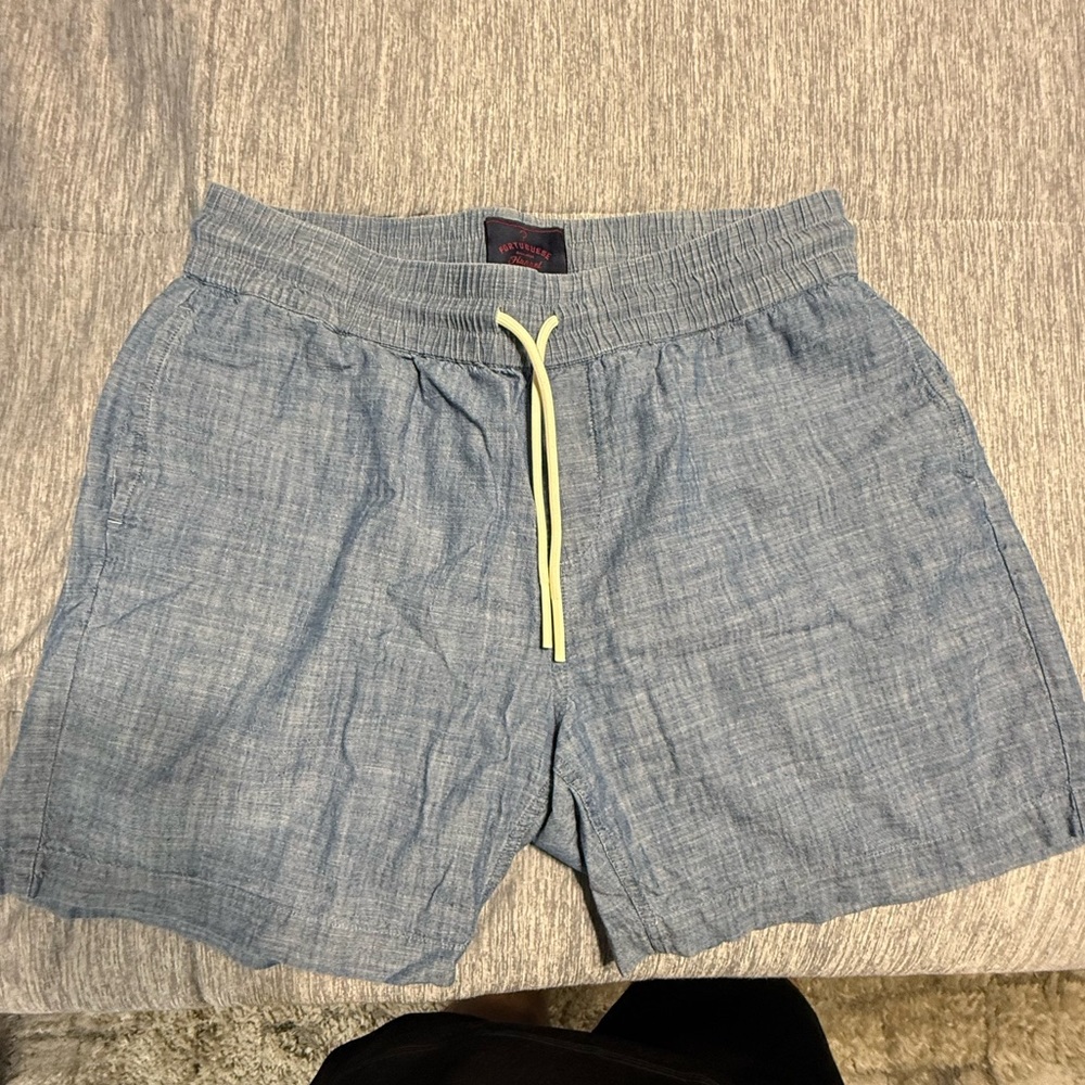 Portuguese Flannel Gray Blue Shorts